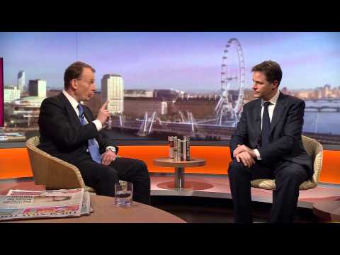 Nick Clegg interviewed by Andrew Marr (12Jan14)