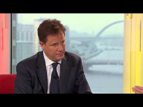 Marr Show: Nick Clegg interview (15Sept13)