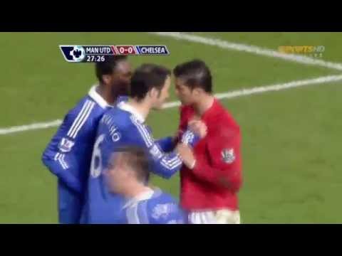 Ricardo Carvalho Vs Cristiano Ronaldo - FIGHT - United Vs Chelsea