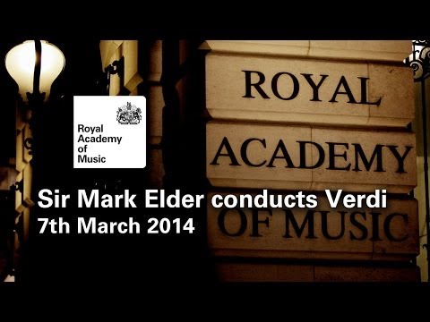 Live concert: Sir Mark Elder conducts Verdi Movements, free on Fridays