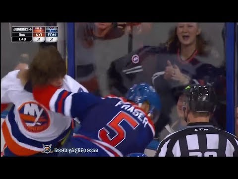 Matt Martin vs Mark Fraser Mar 6, 2014