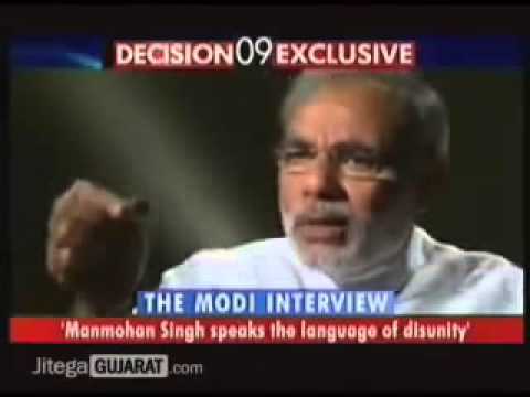 Just See how confident Narendra Modi made Arnab Goswami sweat in live TV interview