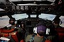 An RAAF AP-3C Orion searches for debris from missing Malaysia Airlines flight MH370.