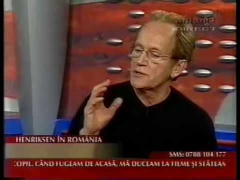 9.12.2002 - Lance Henriksen, in Romania si dialog despre carte