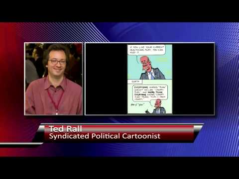 Ted Rall -- Liberal Columnist and Syndicated Political Cartoonist