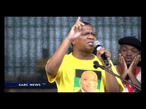 ANCYL held a rally at Tembisa's Makhulong Stadium on the East Rand.