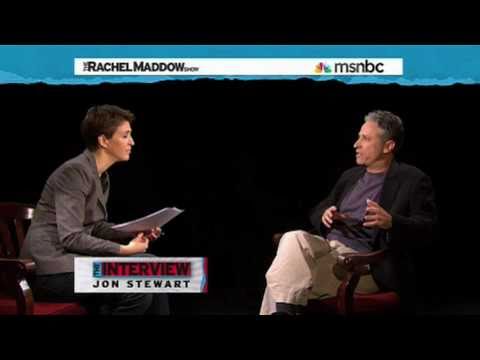 Rachel Maddow Interviews Jon Stewart (Part 3/4)