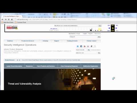 History of Cisco's Security Intelligence Operations Portal