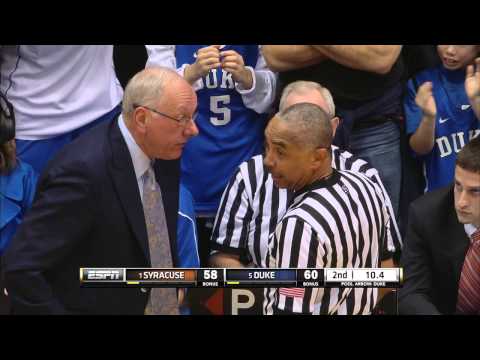 Jim Boeheim Ejected After Controversial Charge Call vs Duke