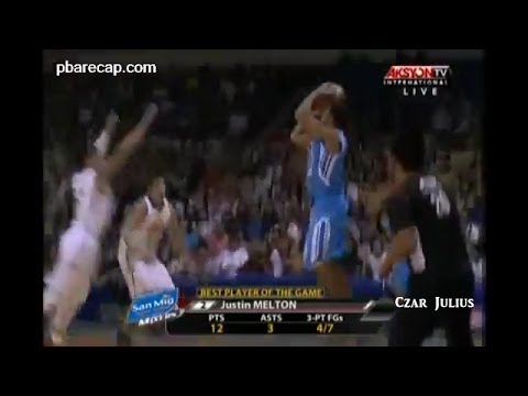 Justin Melton Game Highlight vs Talk 'N Text/Game 3/Jan.  26,2014