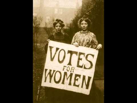 Christabel Pankhurst on record, 1908.wmv