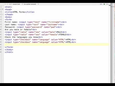 How to create a registration form in HTML