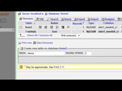 How to Create an HTML Form That Stores Data in a MySQL Database Using PHP Part 1 of 4