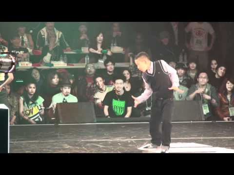 YUMEKI vs SHO a.k.a. 地獄 DANCE@LIVE KIDS FINAL 2012 semi final