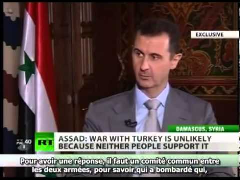 Interview with Syrian President Bashar al-Assad  08.11.2012 (French subtitles)