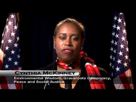 Cynthia McKinney - Green Values - Grassroots Democracy, Peace Social Justice, Environmental Wisdom