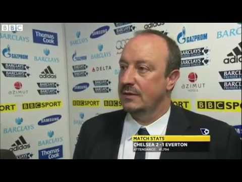 Rafa Benitez's Final Chelsea Interview - Chelsea 2-1 Everton (19-05-13)