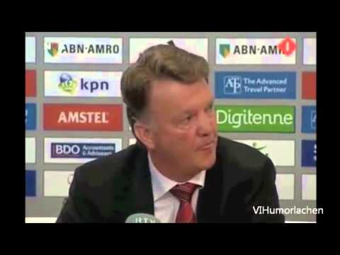 Louis van Gaal - Beste Uitspraken! Hilarisch!