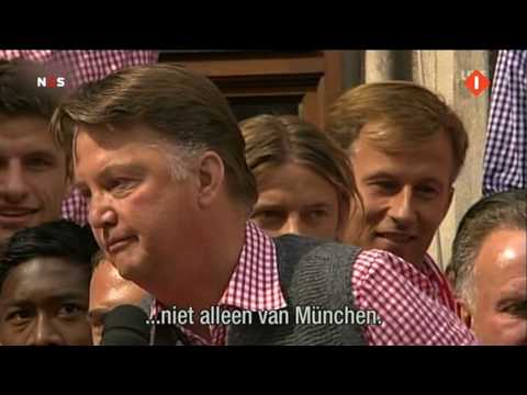 Louis van Gaal: Wir Sind die beste + Bierdouche Bayern Munchen (HQ - 16:9)