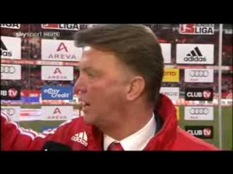 20.02.2010 Van Gaal Interview  nach dem Spiel in Nürnberg