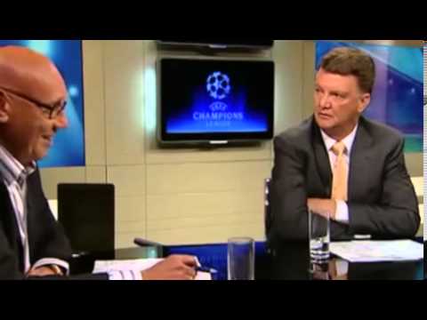 Louis van Gaal loses his temper on TV sports show