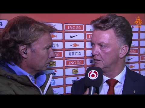 Interview Van Gaal na Andorra - Nederland