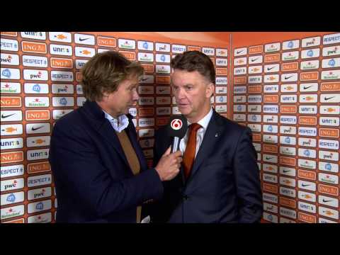 Interview Van Gaal na Nederland - Hongarije 11-10-2013