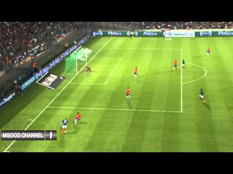 Loic Remy Goal on Chile - France 1-0 Chile