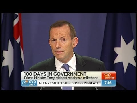 Tony Abbott's first 100 days