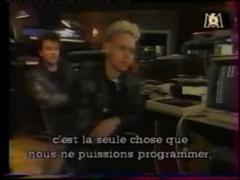 rare - the Cure and Depeche Mode = 1986 -87 interview studio France - Strangelove acoustic version