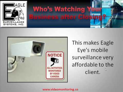 Portable Surveillance - Live Video Monitoring Surveillance Trailer