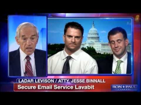 Ron Paul Interviews Lavabit Owner Ladar Levison on NSA E-Mail Controversy