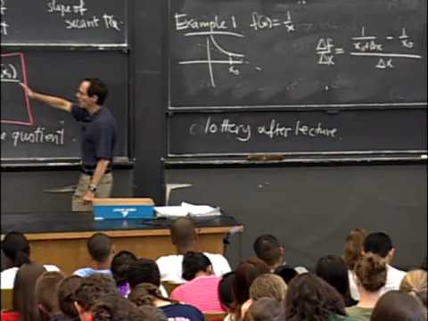 Lec 1 | MIT 18.01 Single Variable Calculus, Fall 2007