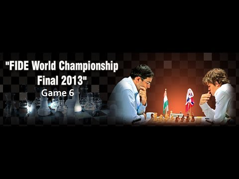 Game 6 - Viswanathan Anand vs Magnus Carlsen | FIDE World Chess Champion