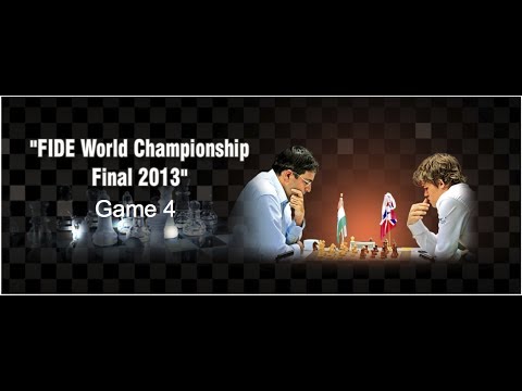 Game 4 - Viswanathan Anand vs Magnus Carlsen | FIDE World Chess Championship