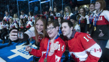 Behind the scenes: Leafs celebrate Team Canada medallists