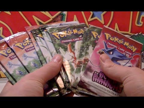 Opening 19 Pokemon EX Holon Phantoms Booster Packs Part 1