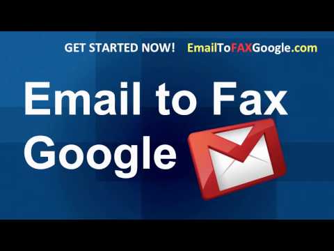 Email to Fax on Google Gmail