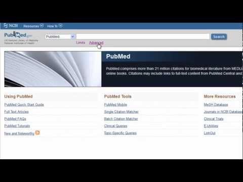 PubMed Advanced Search