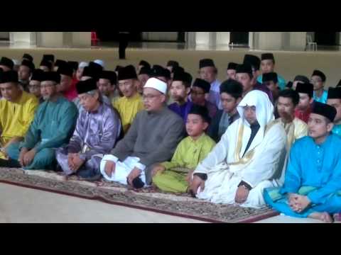 Rakaman Takbir Raya Di Masjid Besi, Putrajaya Oleh TV3 2013