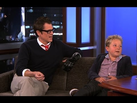 Johnny Knoxville & Jackson Nicoll on Jimmy Kimmel Live PART 3