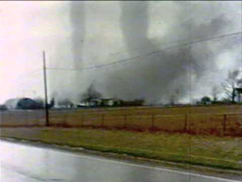 Xenia, OH & Muncie, IN  tornado Movies (Silent) From April 3, 1974 Outbreak