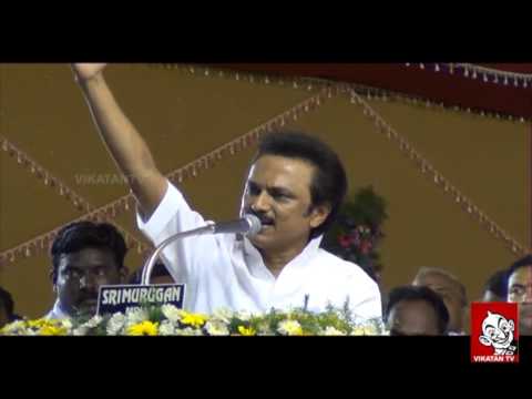 M.K.Stalin speech about Jayalalithaa's story