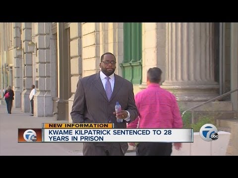 Kwame Kilpatrick sentenced to 28 years in prison