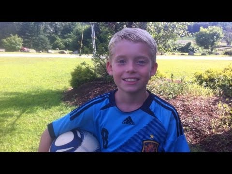 Soccer - trick shots by 8 year old (part 2)