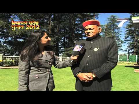 Chief Minister of Himachal pradesh prof prem kumar dhumal interview 7sea news