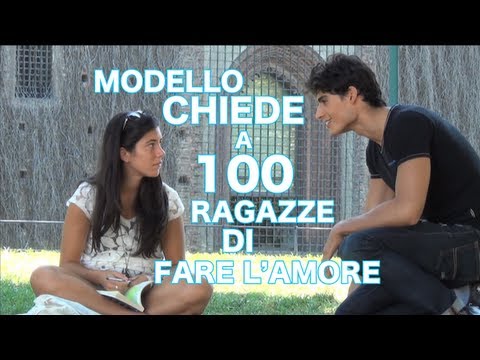 MODELLO CHIEDE A 100 RAGAZZE DI FARE L'AMORE [FRANK MATANO]