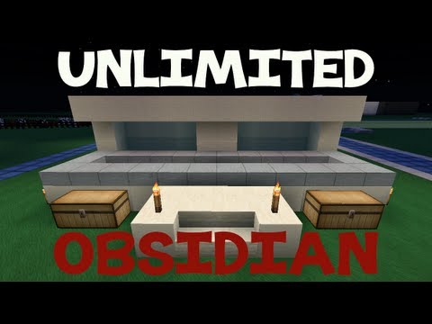 Minecraft Tutorial: How To Make Unlimited Obsidian