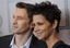 Actress Halle Berry poses with her fiance' Olivier Martinez at Varietys 4th annual Power of Women event on Friday Oct. 5, 2012, in Beverly Hills, Calif.