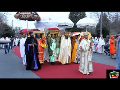 Ethiopian  Timket/Epiphany celebration in Seattle - January  18,  2014 - miles of walk on Red Carpet